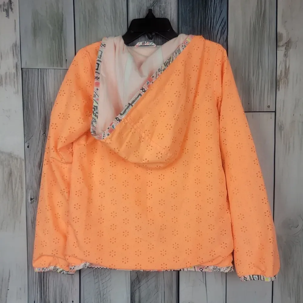 OshKosh Orange Lightweight Spring Jacket Windbreaker Size 7